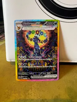 Pokemon Prismatic Evolutions 161/131 Umbreon EX Special Illustration Rare SIR - Image 1