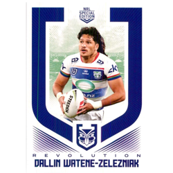 2024 New Zealand Warriors NRL Revolution Special Card - Dallin Watene-Zelezniak - Image 1