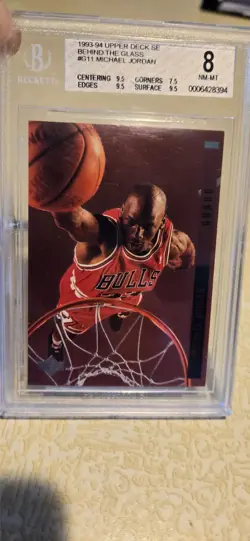 1993-94 Upper Deck Special Edition - Behind the Glass Michael Jordan #G11 BGS 8 - Image 1