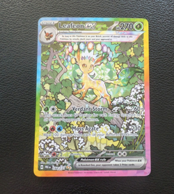 Leafeon ex 144/131 SV Prismatic Evolutions Holo Special Illustration Rare 270 - Image 1