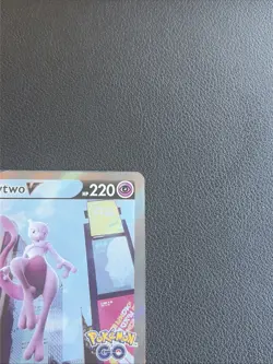 Mewtwo V (Alternate Full Art) 072/078 Pokemon GO Holo - Image 3