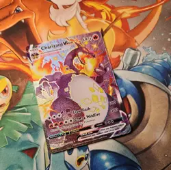 Pokemon Card Charizard VMAX SV107/SV122 Shining Fates Shiny Vault Holo Full Art - Image 2