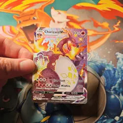 Pokemon Card Charizard VMAX SV107/SV122 Shining Fates Shiny Vault Holo Full Art - Image 4