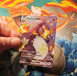 Pokemon Card Charizard VMAX SV107/SV122 Shining Fates Shiny Vault Holo Full Art - Image 5