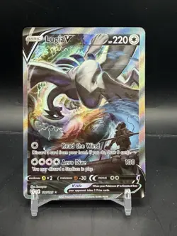 Pokemon TCG Lugia V Alternate Art Sword & Shield Silver Tempest #186/195 - NM - Image 1