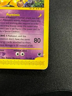 Alakazam 33/165 - Expedition Regular Rare Vintage Pokemon TCG Card MP e-Reader - Image 3