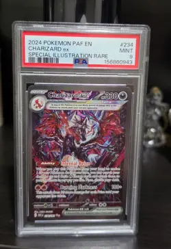 2024 Pokemon Paldean Fates #234 Charizard ex Special Illustration Rare PSA 9. - Image 1