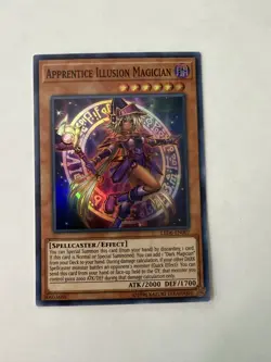 Yugioh - Apprentice Illusion Magician - Super - 1st - LED6-EN007 - NM - Image 1