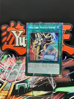 Yu-Gi-Oh! Spell Card "Monster Reborn" MP25-EN006 Starlight Rare 1st Ed NM - Image 1