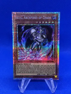 YuGiOh Chaos Origins Skull Archfiend of Chaos CORI-EN002 Starlight Rare NM - Image 1
