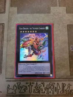YUGIOH GAIA DRAGON THE THUNDER CHARGER GAOV-EN046 SUPER UNLIMITED ED NM - Image 1