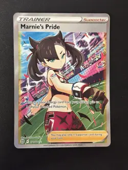 Marnie's Pride Full Art Holo Ultra Rare Card 171/172 Swsh09 Brilliant Stars - Image 1