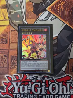YUGIOH NUMBER 61: VOLCASAURUS ZTIN-EN002 ULTRA 1ST ED VLP - Image 1
