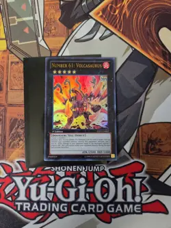 YUGIOH NUMBER 61: VOLCASAURUS ZTIN-EN002 ULTRA 1ST ED VLP - Image 2