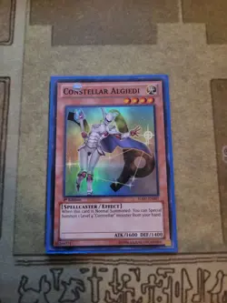 YUGIOH CONSTELLAR ALGIEDI HA07-EN007 SUPER 1ST ED NM - Image 1