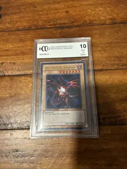 YuGiOh! BCCG 10 MINT Red-Eyes B. Dragon LC01-EN006 Legendary Coll Ultra Rare - Image 1