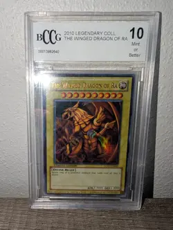 2010 Yugioh Legendary Collection The Winged Dragon of RA #LC01-EN003 BCCG 10 - Image 1