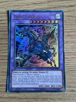 Yu-gi-oh Dark Cavalry DUPO-EN002 Ultra Rare 1st Edition NM card - Image 3