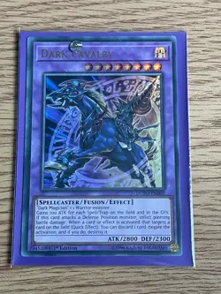 Yu-gi-oh Dark Cavalry DUPO-EN002 Ultra Rare 1st Edition NM card - Image 4