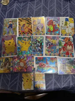 POKEMON - Japanese Sticker Card LOT Pocket Monsters PRISM Vending - Image 1