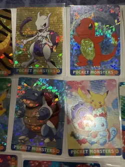 POKEMON - Japanese Sticker Card LOT Pocket Monsters PRISM Vending - Image 3