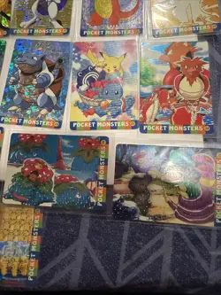 POKEMON - Japanese Sticker Card LOT Pocket Monsters PRISM Vending - Image 5