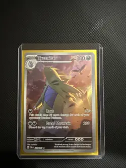 Pokemon TCG Paldea Evolved Tyranitar Card 222/193 Illustration Rare, Full Art - Image 1
