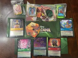 NEW Lorcana Fabled Promo - Complete - Pins, Cards & More. Disney - Lilo - Foil - Image 1