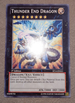 SP14-EN021 Thunder End Dragon 1st Edition Yugioh Card Common - Image 1