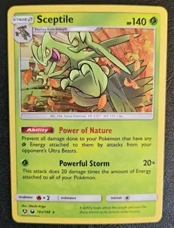 Sceptile 10a/168 Alternate Art Promo Unbroken Bonds Pokemon Card MP - Image 1