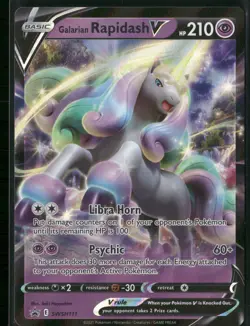 Galarian Rapidash V - Holo Promo SWSH: Sword & Shield Promo Cards SWSH111 NM - Image 1