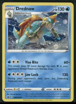 Drednaw Holo Promo SWSH: Sword & Shield Promo Cards SWSH047 NM - Image 1