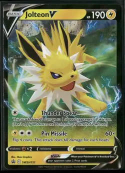 Jolteon V Holo Promo SWSH: Sword & Shield Promo Cards SWSH151 NM - Image 1