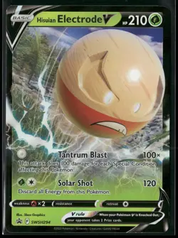 Hisuian Electrode V Holo Promo SWSH: Sword & Shield Promo Cards SWSH294 NM - Image 1