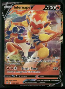 Infernape V Holo Promo SWSH: Sword & Shield Promo Cards SWSH252 NM - Image 1