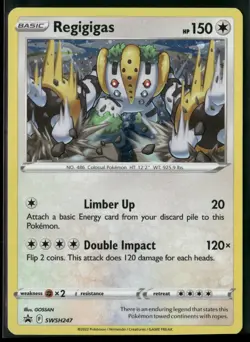 Regigigas - (Cosmos Holo) Holo Promo SWSH: Sword & Shield Promo Cards SWSH247 NM - Image 1