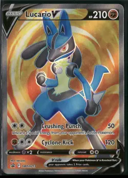 Lucario V Holo Promo SWSH: Sword & Shield Promo Cards SWSH213 NM - Image 1