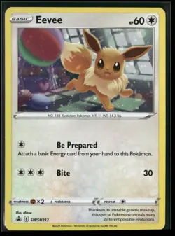 Eevee Holo Promo SWSH: Sword & Shield Promo Cards SWSH212 NM - Image 1