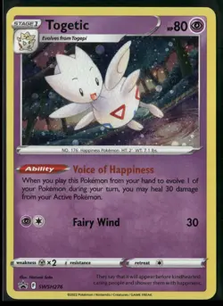 Togetic Holo Promo SWSH: Sword & Shield Promo Cards SWSH276 NM - Image 1