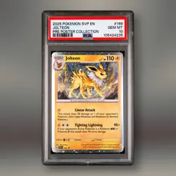 PSA 10 Jolteon Prismatic Evolutions Poster Collection 169 Cosmos Pokemon Card - Image 1