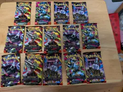 Pokemon Mega Evolution Pitch Black Booster Packs Lot Of 14 - IN HAND - Image 1
