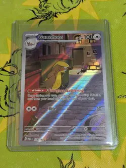 Gumshoos 153/132 Illustration Rare Mega Evolution Pokemon Holo Near Mint - Image 1