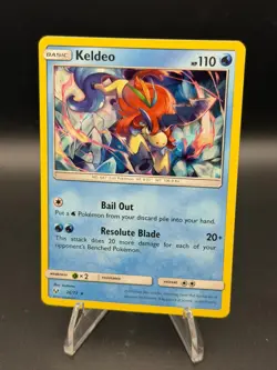 Keldeo 26/73 Holo Rare Shining Legends Pokemon Holo Near Mint - Image 1