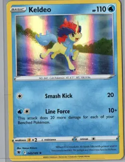 Keldeo 045/189 Holo Rare Astral Radiance Pokemon Near Mint - Image 1