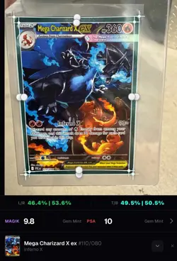 Pokemon Company Mega Charizard X EX 125/094 Phantasmal Flames Holo SIR Eng - Image 1
