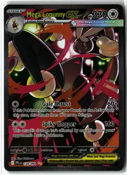 Mega Lopunny ex ⭐ 128/094 Holo Phantasmal Flames Pokemon NM - Image 1