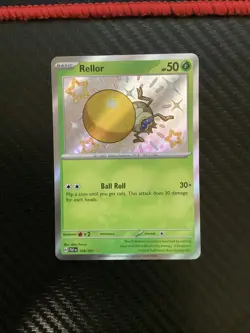 Rellor 108/091 Shiny Rare Paldean Fates Pokemon Holo Near Mint - Image 1