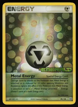 Metal Energy 88/106 Emerald Reverse Holo Rare POKEMON - Image 1