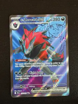 N's Zoroark ex 175/159 Ultra Rare Journey Together Pokemon Holo Near Mint - Image 1