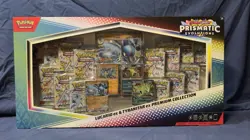 Prismatic Evolutions Lucario Ex & Tyranitar Ex Premium Collection Sealed Pokemon - Image 1